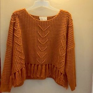 Moon River Fringe Sweater